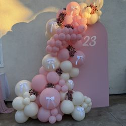 balloon garland, balloon arch, balloon decor