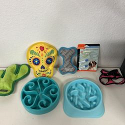 Slow Feeding Dog Bowls Toys & More