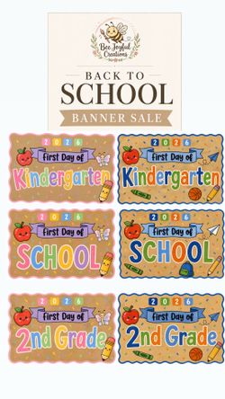 Back to school banner