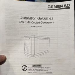 Gas propane generator
