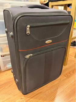 Free 24” 2 wheel suitcase - wear and tear but sturdy