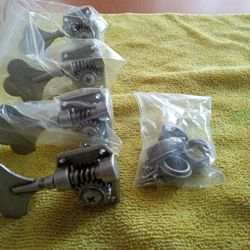 Bass Tuners 4 In a Row LEFTY Aged Nickle Finish  Brand New.$25