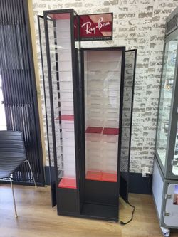RAYBAN EYEGLASSES SUNGLASS DISPLAY CASE
