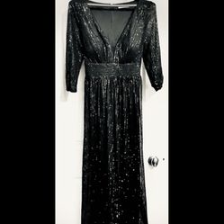 Black Sparkling Formal Dress