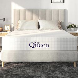 Queen Mattress And Metal Bed Frame 