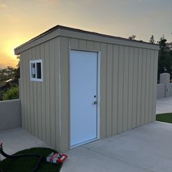 Storage 4 X 7Custom-Made And Home-Made All Wood And Shingle Roof