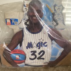 Vintage Kenner Shaq Attaq Big Life Size Cutout Orlando Magic 1993 NBA ( pick up only )