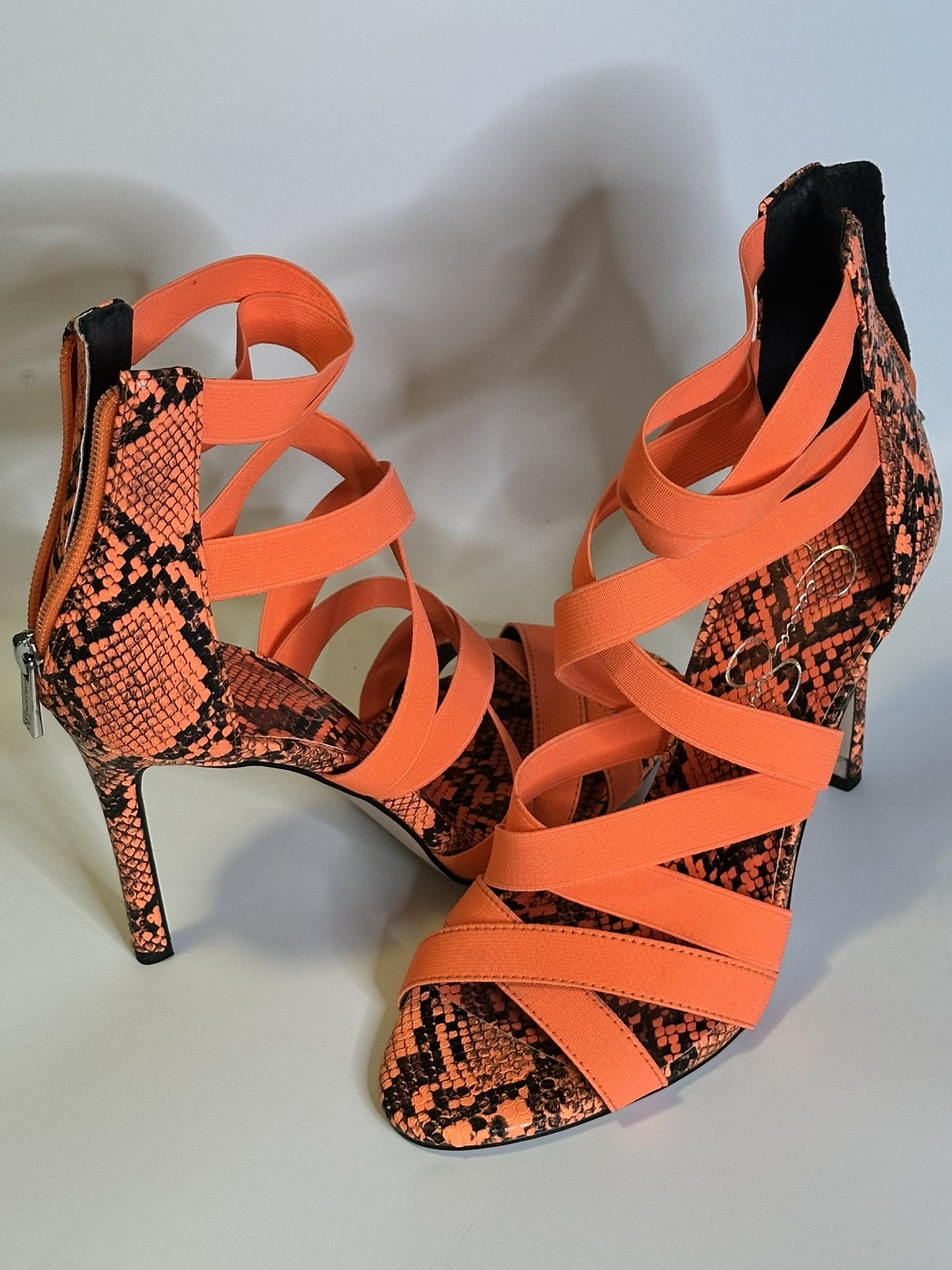 Jessica Simpson Neon Coral Heels