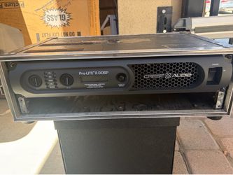Crest Pro-LITE 2.0 DSP Power Amplifier – Excellent Condition – Lightweight & Powerful in a 3 space road case