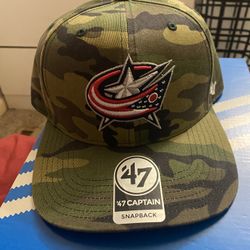 Camo Columbus Clippers Snap Back 