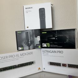 Studio mics & More !