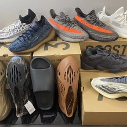 Yeezy 350, Foam, Slides, 500, 750