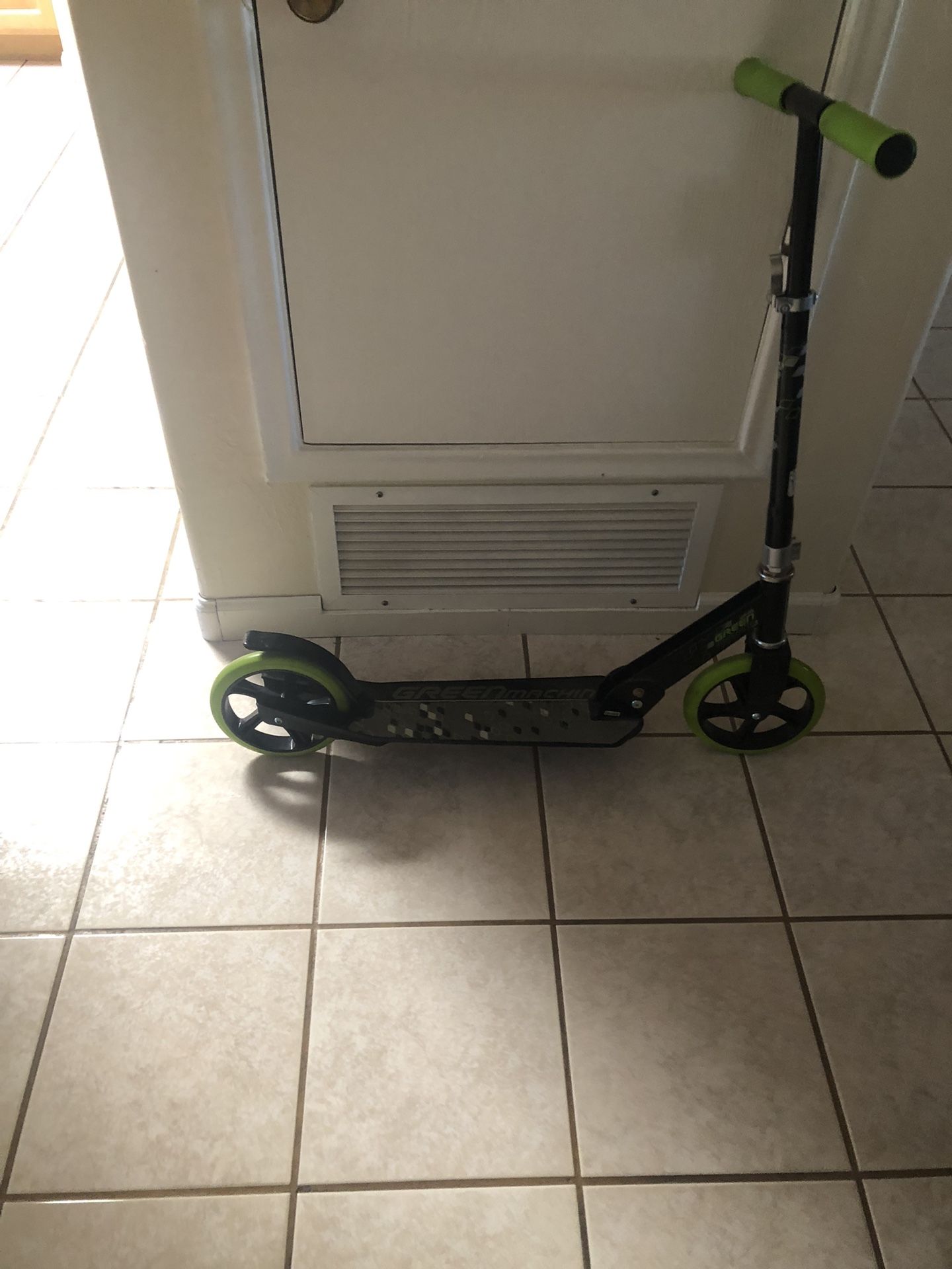 Almost New Green Machine Scooter