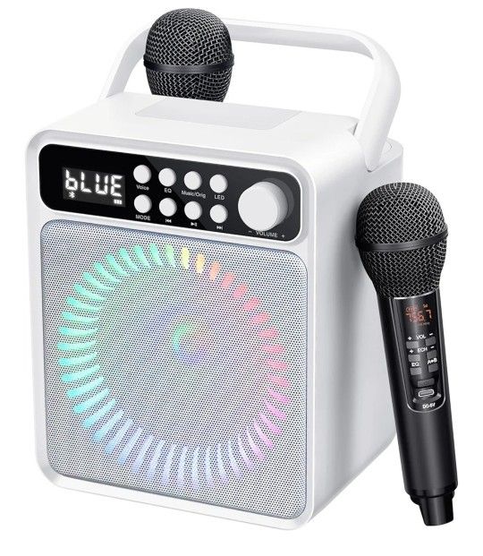 Brand New Karaoke Machine 2 Mics