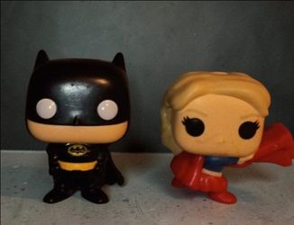 Kinder Joy - Funko Pop - Mini DC Comic - Batman & Supergirl