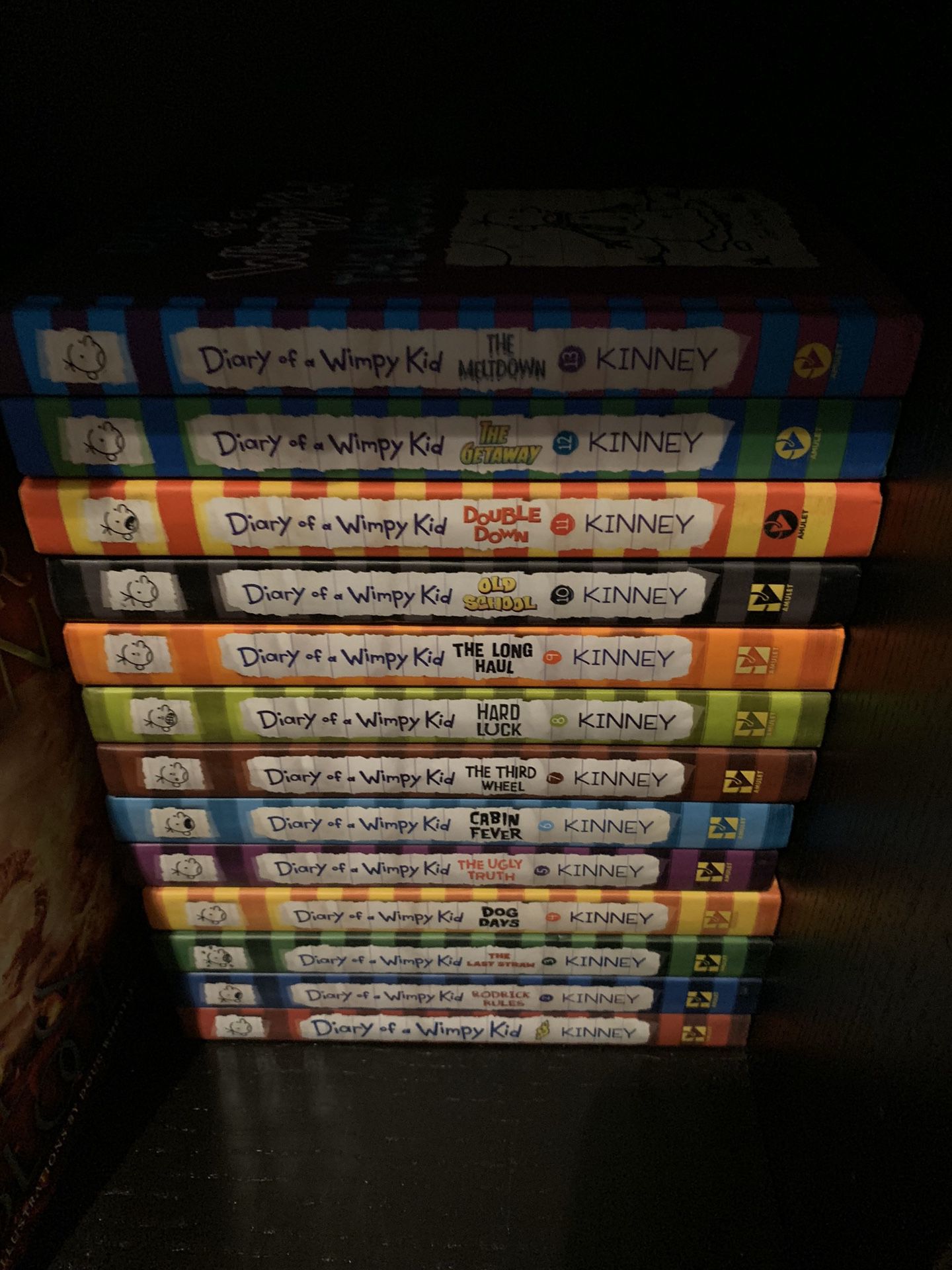 Diary of a wimpy kid 1-13