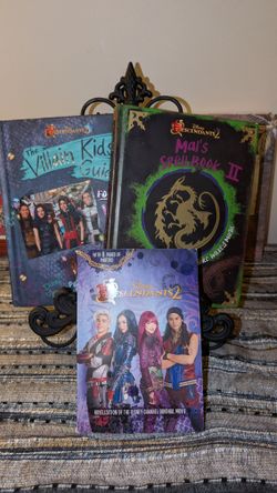 Descendants 2 & 3: Mal's Spellbook, Villain Kids' Guide And Paperback By Disney