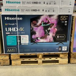 55” Hisense Smart 4k Led Uhd Tv 