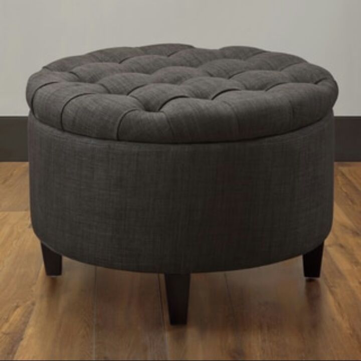 NEW!!!! Round Ottoman w/top bottom