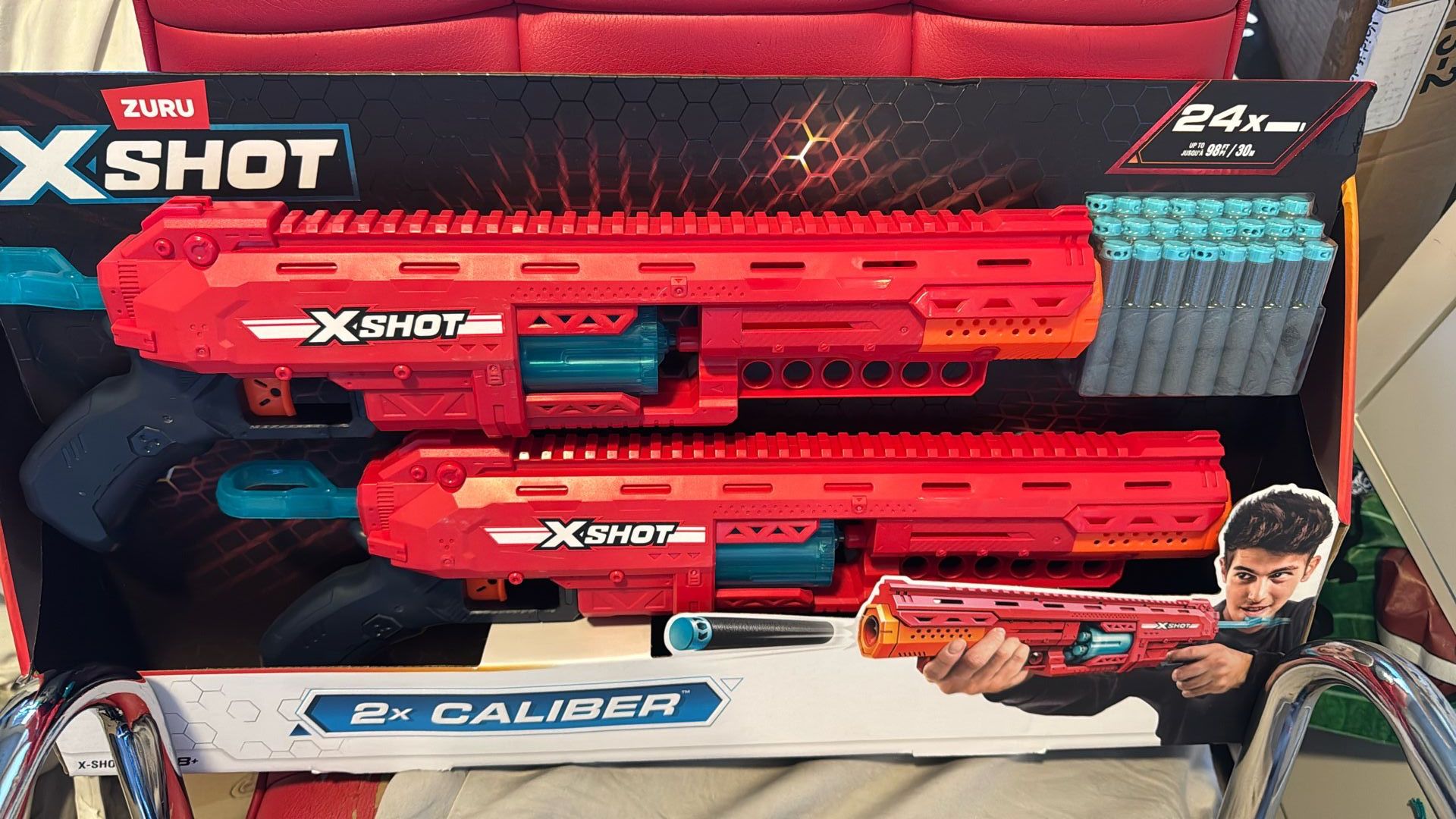 Girl And Boy Nerf Gun