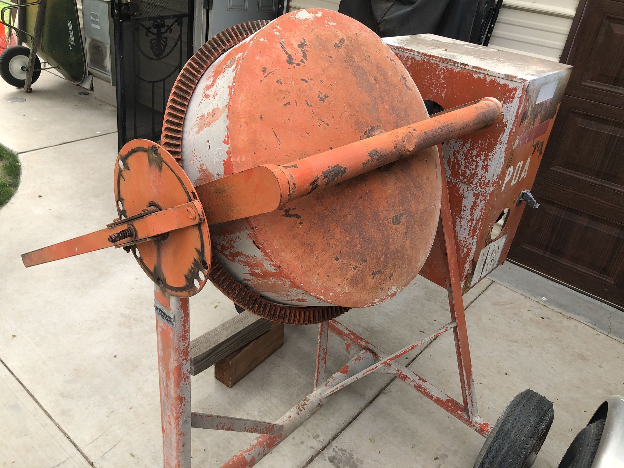 Cement Mixer GAS Towable