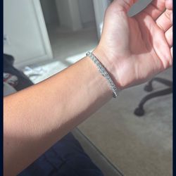 vvs1 lab diamond bracelet 