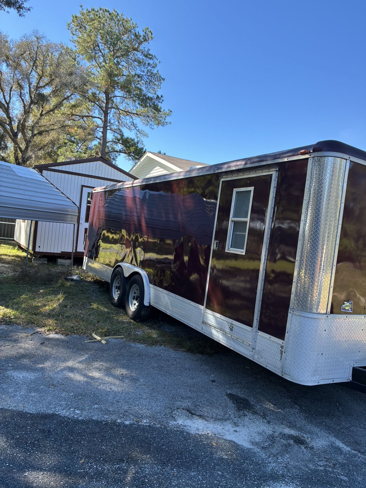 Trailer 24’ X 8’ Like New WITH NEW Ac - $7,695.00