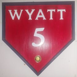 Personalized Homeplate Plaque