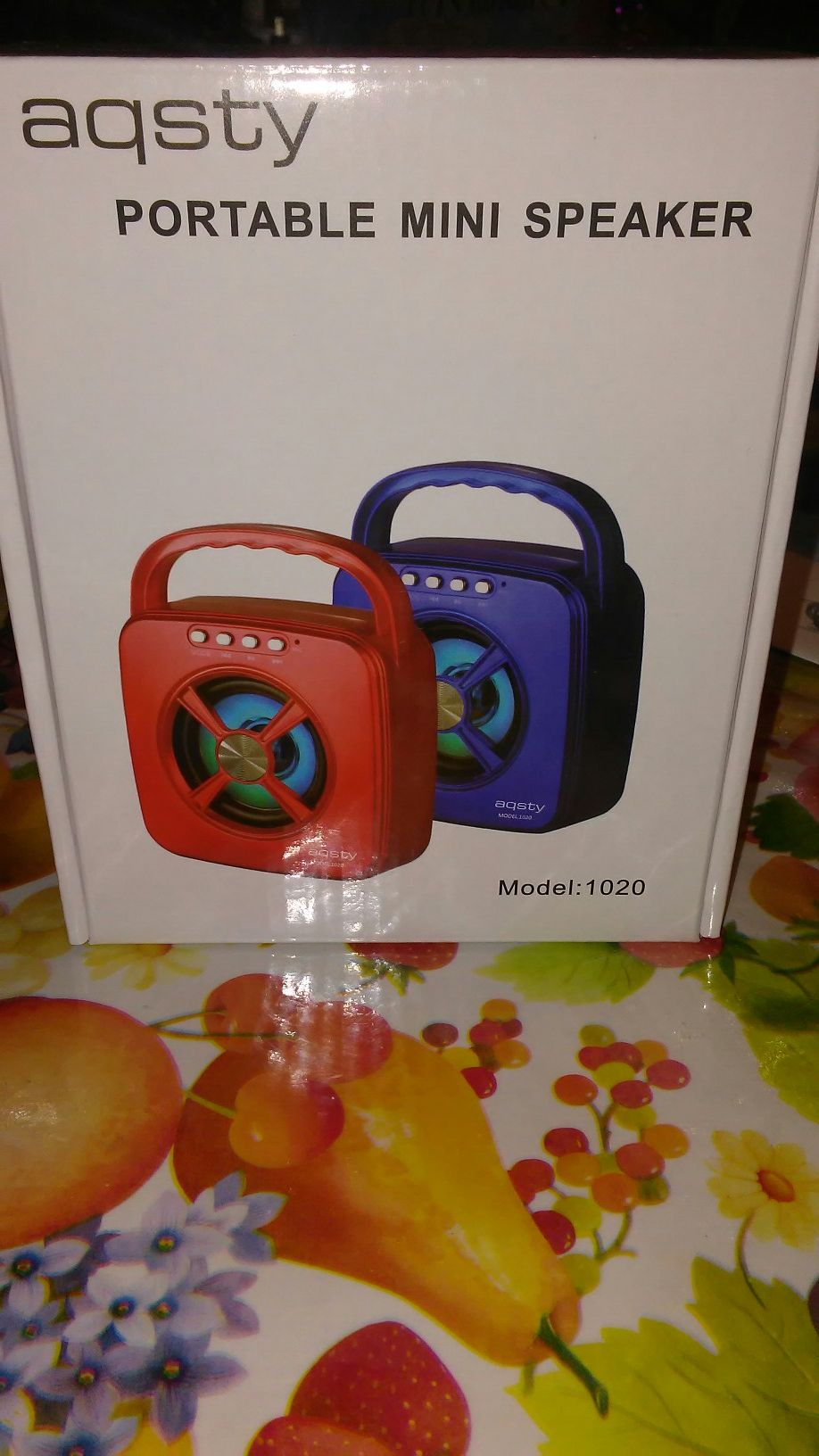 aqsty PORTABLE BLUETOOTH MINI SPEAKER Rechargeable. Check all my offers please.