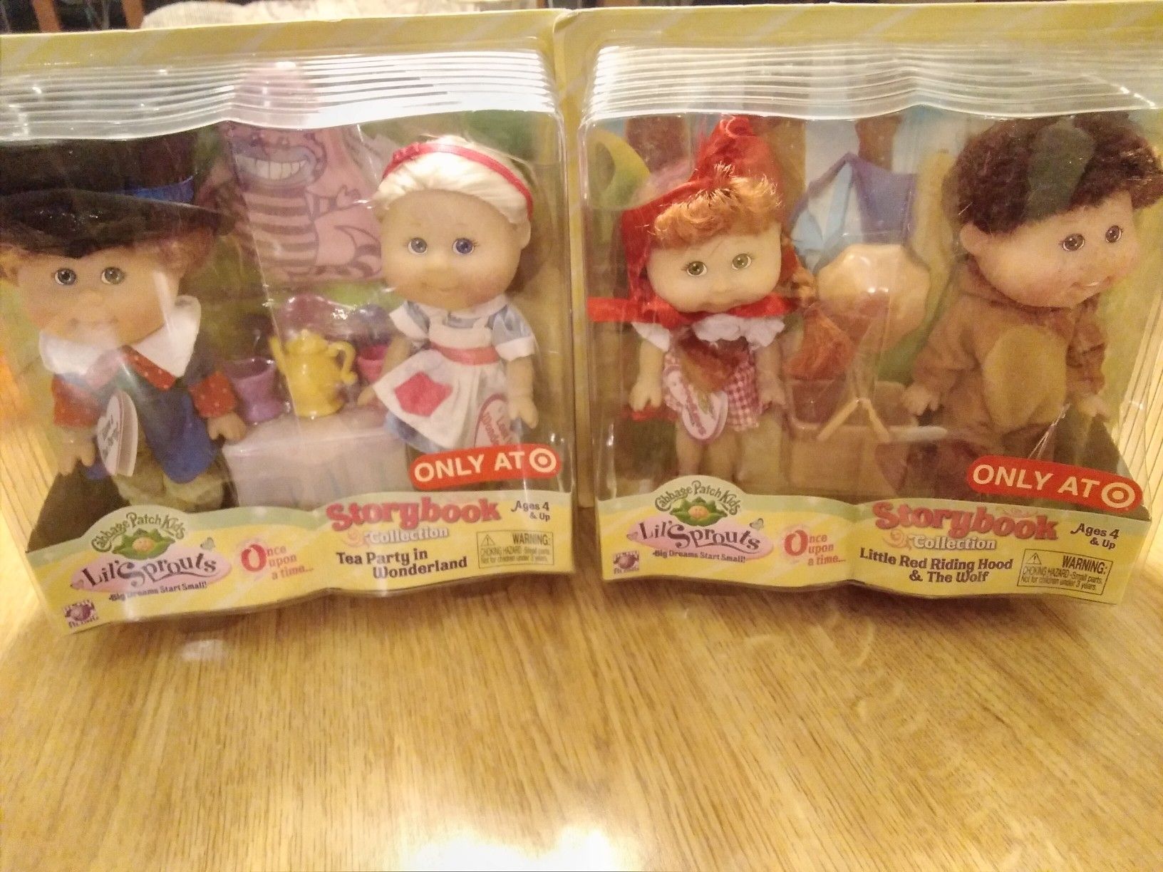 New Cabbage Patch Kids Lil' Sprouts Storybook Collection doll sets