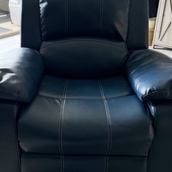 Navy Blue Recliner