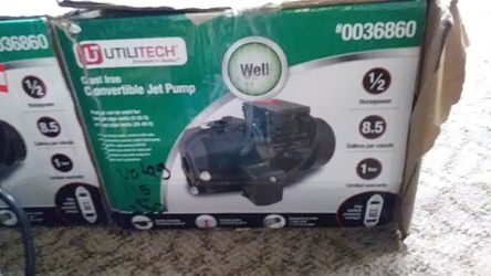 Well pump 1/2 HP