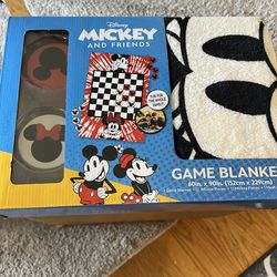 Mickey & Friends Checkers Blanket 60” x 90”