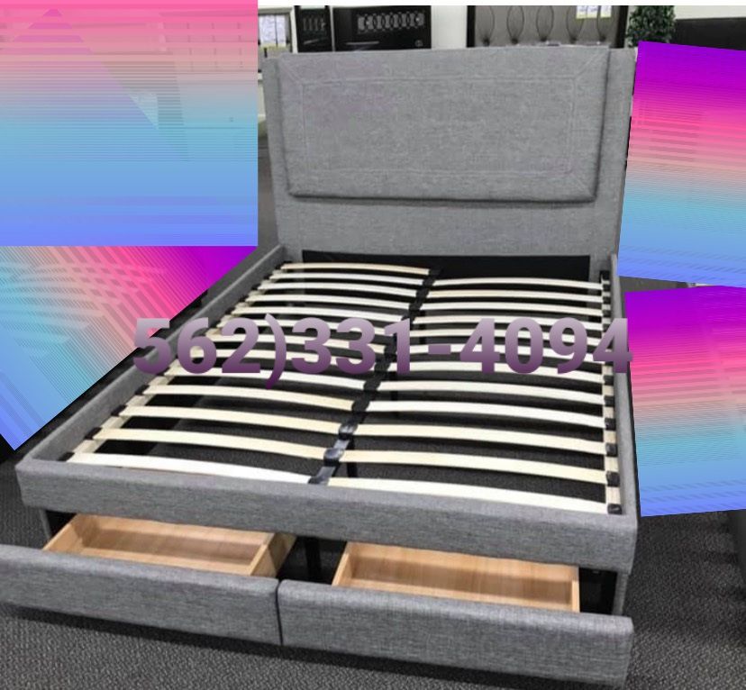 New King Size 🛏️ W/Drawers & New MTRS 