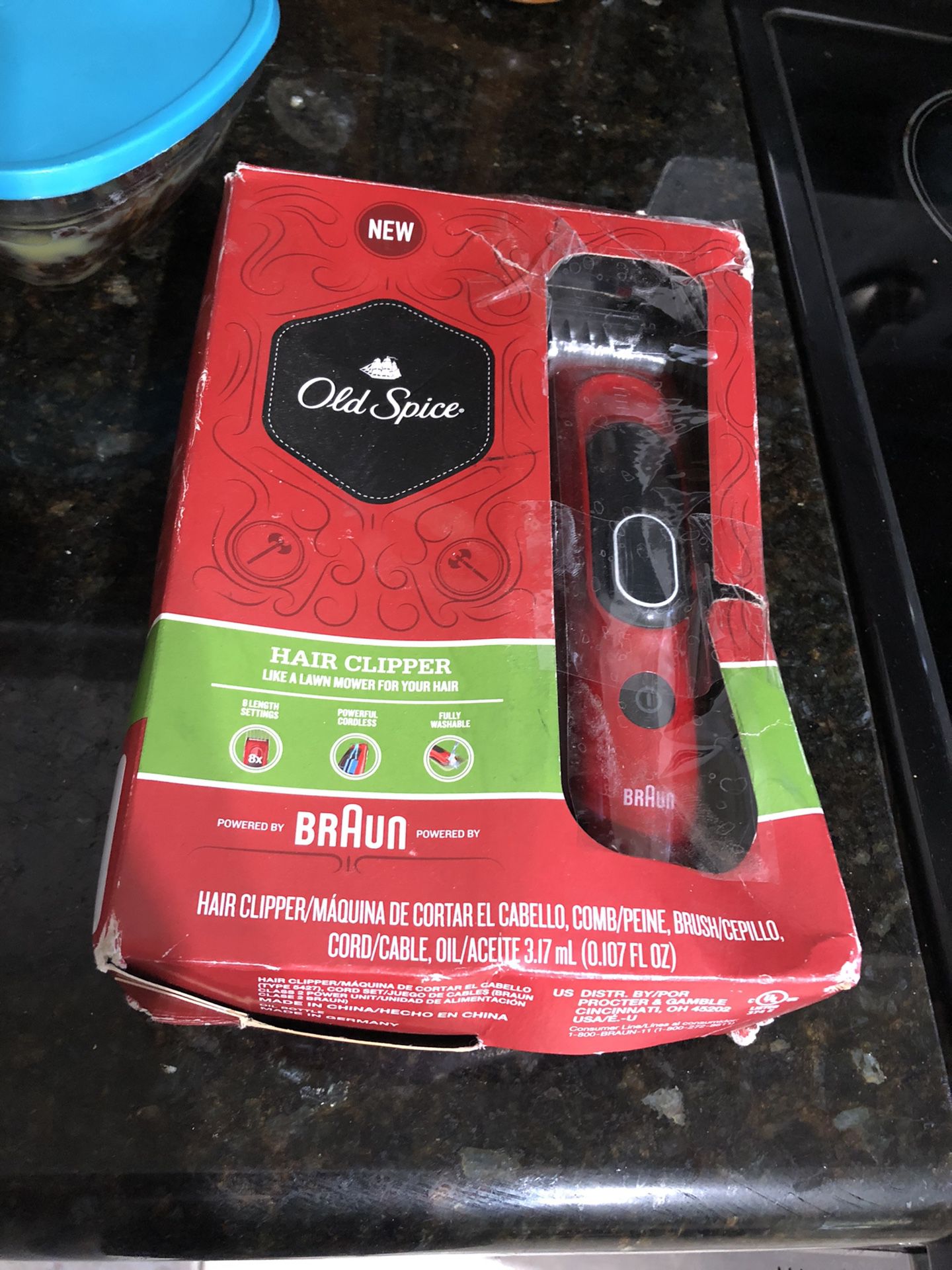 Brand New Gift Idea Old Spice Hair Clipper Powered By Braun 