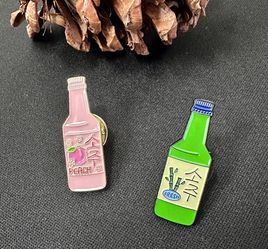 Cartoon Drinks Pin Brooch kawaii