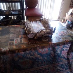 Decoupage Chess Set And Table