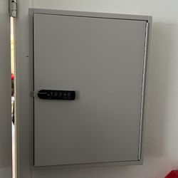 Wall mount lock box