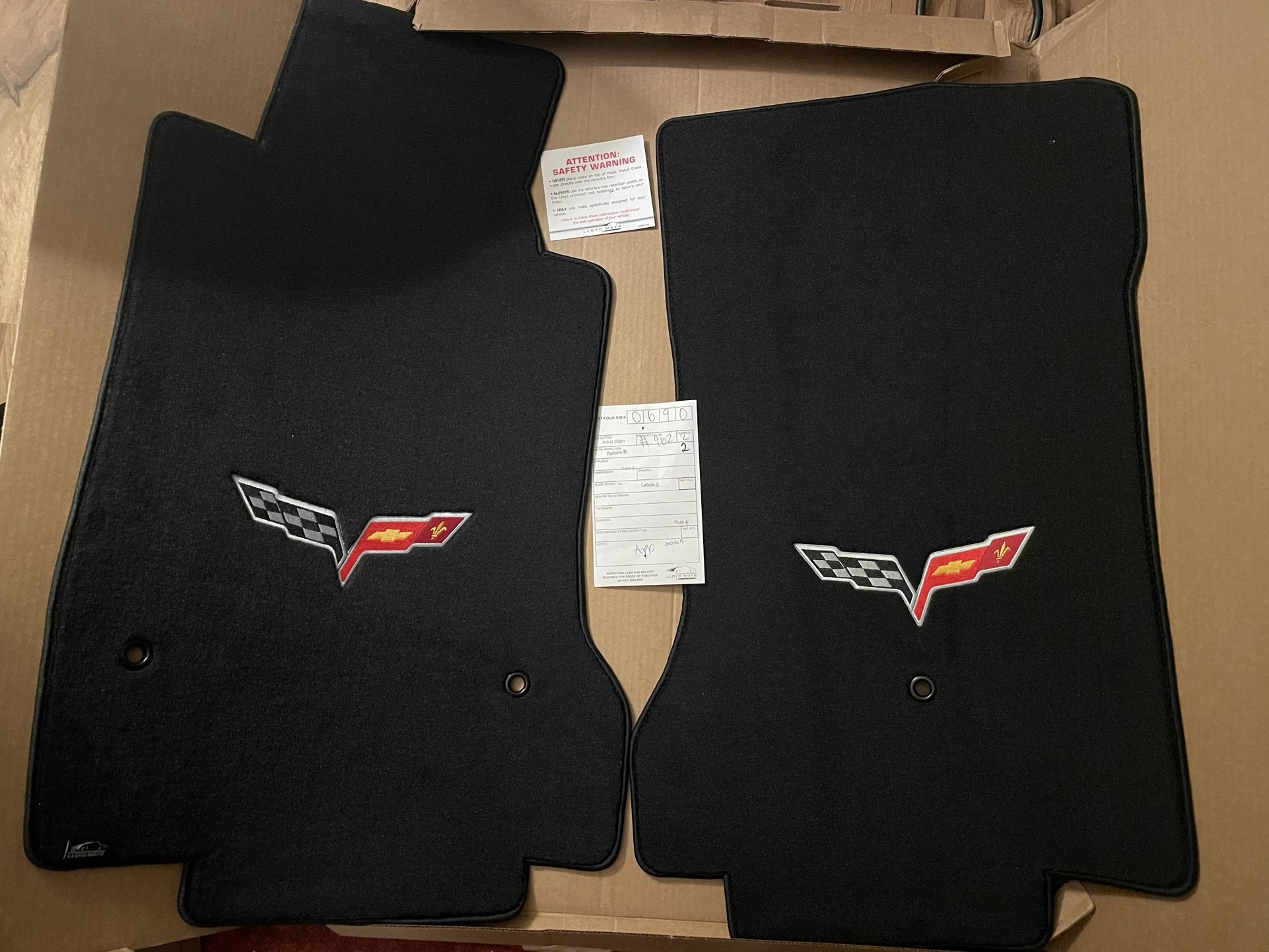 Lloyd Mats Custom-Fit Carpeted Floor Mats Premium Luxury Car Floor Liners for C6 Corvette 2007.5-2013.5