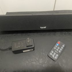Tzumi Clear Wave 30W Soundbar Speaker - Model 8782 with Power Adapter