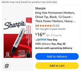 Sharpie permanent marker