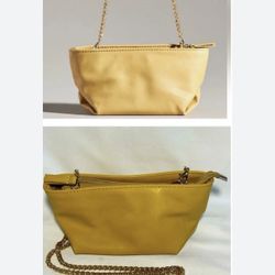 Anthropologie Yellow Small  Purse. 