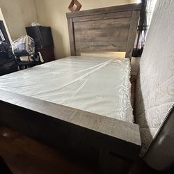 Queen bed frame