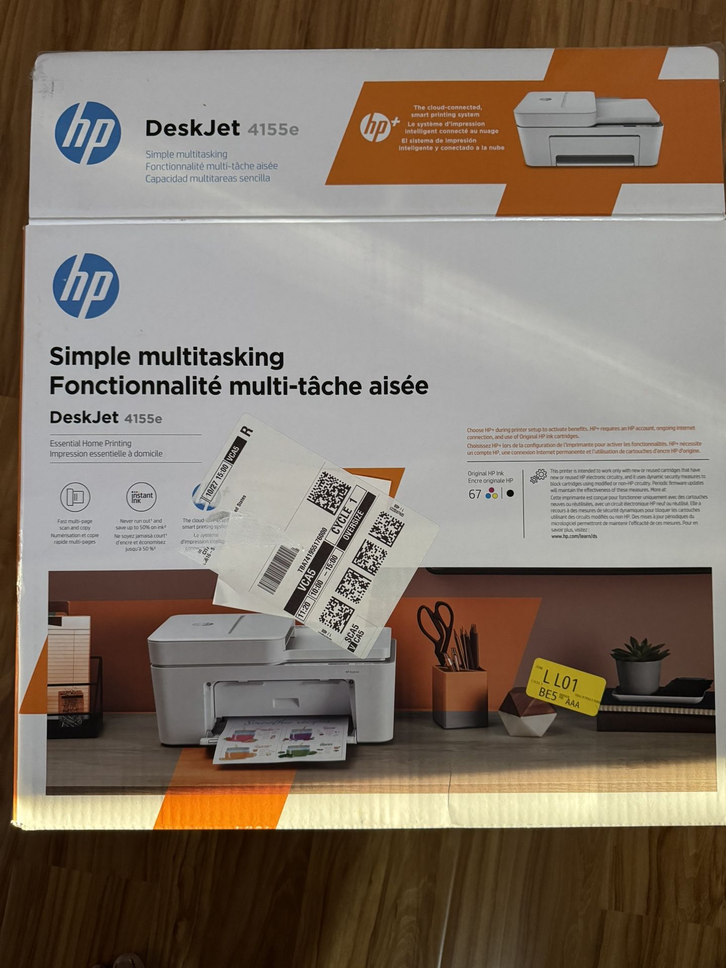 New HP DeskJet 4155e Wireless All-in-One Printer