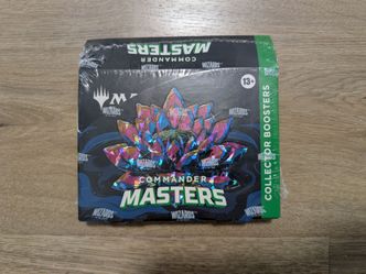 Commander Masters Collector Booster Display