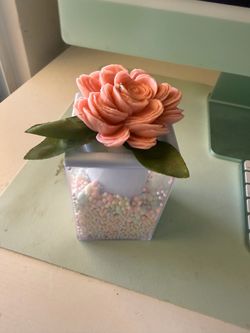 Candle flowers bouquets