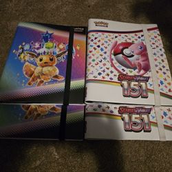 Pokemon 151 And Prismatic Evolutions Binders