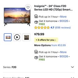 Insignia 24” LED Smart Tv