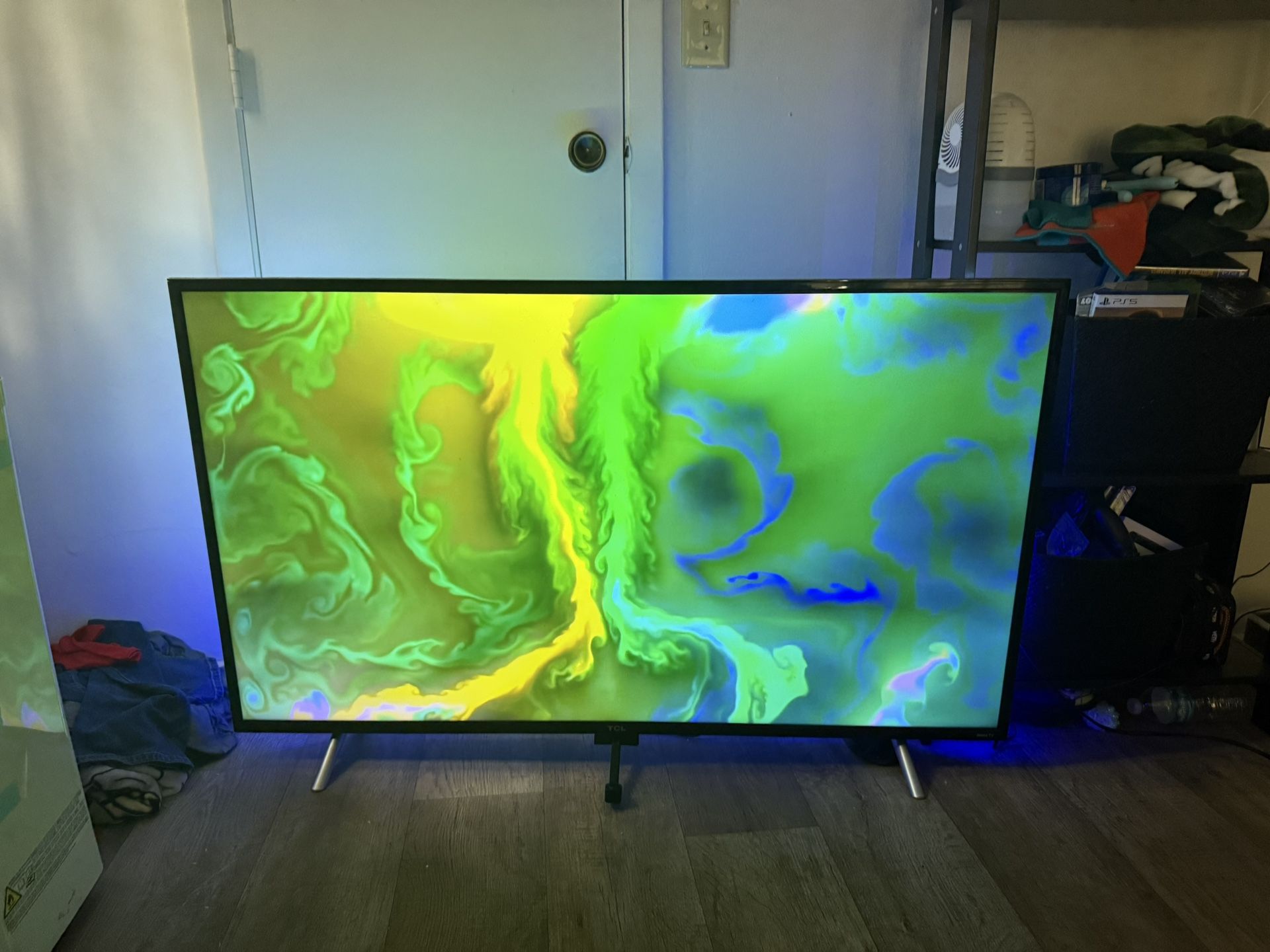 55 Inch TCL Roku Smart TV With Govee Smart Tv Backlight