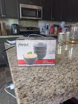 Parini Cookware 4-Piece Ceramic Rice Bowls